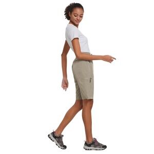 NWT Baleaf Laureate UPF 50 Cargo Shorts Khaki Green Size Large Hiking Outdoor